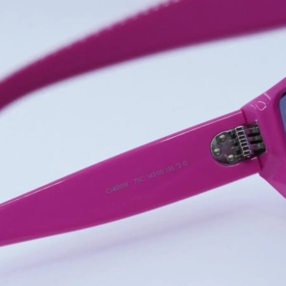 NWOT CELINE shield MIRROR PINK SUNGLASSES - Picture 6 of 14